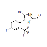 5-Bromo-4-[4-fluoro-2-(trifluoromethyl)phenyl]imidazole-2-carbaldehyde