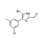 5-Bromo-4-(3-chloro-5-methylphenyl)imidazole-2-carbaldehyde