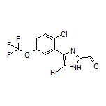 5-Bromo-4-[2-chloro-5-(trifluoromethoxy)phenyl]imidazole-2-carbaldehyde