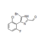 5-Bromo-4-(2-chloro-6-fluorophenyl)imidazole-2-carbaldehyde