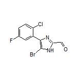 5-Bromo-4-(2-chloro-5-fluorophenyl)imidazole-2-carbaldehyde