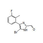 5-Bromo-4-(3-fluoro-2-methylphenyl)imidazole-2-carbaldehyde