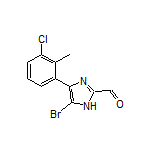 5-Bromo-4-(3-chloro-2-methylphenyl)imidazole-2-carbaldehyde