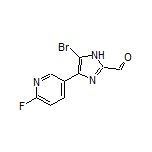 5-Bromo-4-(6-fluoro-3-pyridyl)imidazole-2-carbaldehyde