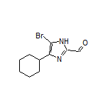 5-Bromo-4-cyclohexylimidazole-2-carbaldehyde