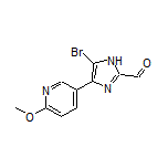 5-Bromo-4-(6-methoxy-3-pyridyl)imidazole-2-carbaldehyde