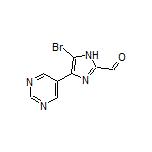 5-Bromo-4-(5-pyrimidinyl)imidazole-2-carbaldehyde