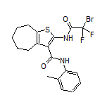 2-(2-Bromo-2,2-difluoroacetamido)-N-(o-tolyl)-5,6,7,8-tetrahydro-4H-cyclohepta[b]thiophene-3-carboxamide