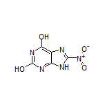 8-Nitro-9H-purine-2,6-diol