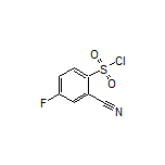 2-Cyano-4-fluorobenzenesulfonyl Chloride