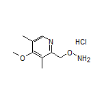 O-[(4-Methoxy-3,5-dimethyl-2-pyridyl)methyl]hydroxylamine Hydrochloride