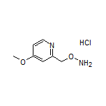 O-[(4-Methoxy-2-pyridyl)methyl]hydroxylamine Hydrochloride