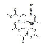 (1S,2R)-1-[(2R,3R,4S)-3-Acetamido-4-azido-6-(methoxycarbonyl)-3,4-dihydro-2H-pyran-2-yl]propane-1,2,3-triyl Triacetate