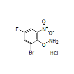 O-(2-Bromo-4-fluoro-6-nitrophenyl)hydroxylamine Hydrochloride