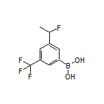 3-(1-Fluoroethyl)-5-(trifluoromethyl)phenylboronic Acid