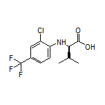 (R)-2-[[2-Chloro-4-(trifluoromethyl)phenyl]amino]-3-methylbutanoic Acid