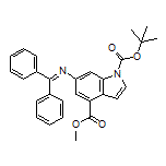 Methyl 1-Boc-6-[(diphenylmethylene)amino]indole-4-carboxylate