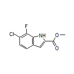 Methyl 6-Chloro-7-fluoroindole-2-carboxylate