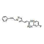 (2E)-N-(2-Amino-4-fluorophenyl)-3-[1-(3-phenylallyl)-4-pyrazolyl]acrylamide