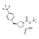 (2S,4R)-1-Boc-4-[4-(trifluoromethyl)benzyl]pyrrolidine-2-carboxylic Acid