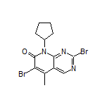 2,6-Dibromo-8-cyclopentyl-5-methylpyrido[2,3-d]pyrimidin-7(8H)-one