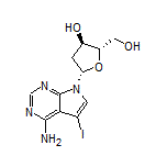 (2S,3R,5S)-5-(4-Amino-5-iodo-7H-pyrrolo[2,3-d]pyrimidin-7-yl)-2-(hydroxymethyl)tetrahydrofuran-3-ol