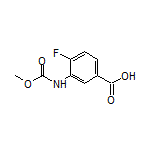 4-Fluoro-3-[(methoxycarbonyl)amino]benzoic Acid