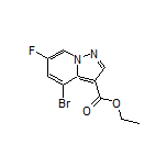 Ethyl 4-Bromo-6-fluoropyrazolo[1,5-a]pyridine-3-carboxylate