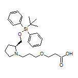 (S)-3-[3-[2-[[(tert-Butyldiphenylsilyl)oxy]methyl]pyrrolidin-1-yl]propoxy]propanoic Acid