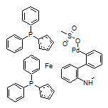 Methanesulfonato(1,1-Bis(diphenylphosphino)ferrocene)(2’-methylamino-1,1’-biphenyl-2-yl)palladium(II)