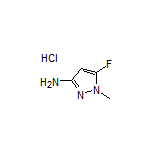 3-Amino-5-fluoro-1-methylpyrazole Hydrochloride