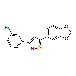 3-(1,3-Benzodioxol-5-yl)-5-(3-bromophenyl)pyrazole