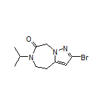 2-Bromo-6-isopropyl-5,6-dihydro-4H-pyrazolo[1,5-d][1,4]diazepin-7(8H)-one