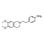 4-[2-(6,7-Dimethoxy-3,4-dihydroisoquinolin-2(1H)-yl)ethyl]aniline