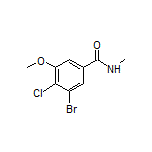 3-Bromo-4-chloro-5-methoxy-N-methylbenzamide