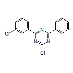 2-Chloro-4-(3-chlorophenyl)-6-phenyl-1,3,5-triazine