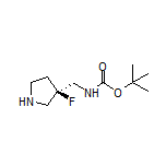 (R)-N-Boc-1-(3-fluoro-3-pyrrolidinyl)methanamine