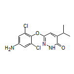 6-(4-Amino-2,6-dichlorophenoxy)-4-isopropylpyridazin-3(2H)-one