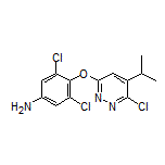 3,5-Dichloro-4-[(6-chloro-5-isopropyl-3-pyridazinyl)oxy]aniline