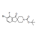 1’-Boc-6-bromo-7-fluoro-1-oxo-1,3-dihydrospiro[indene-2,4’-piperidine]