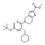 Methyl (S)-5-[2-(Boc-amino)-3-cyclohexylpropanoyl]-4,5,6,7-tetrahydrothieno[3,2-c]pyridine-2-carboxylate