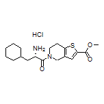 Methyl (S)-5-(2-Amino-3-cyclohexylpropanoyl)-4,5,6,7-tetrahydrothieno[3,2-c]pyridine-2-carboxylate Hydrochloride