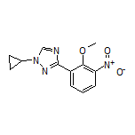 1-Cyclopropyl-3-(2-methoxy-3-nitrophenyl)-1H-1,2,4-triazole