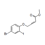 Methyl 4-(4-Bromo-2-iodophenoxy)-2-butenoate