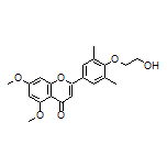 2-[4-(2-Hydroxyethoxy)-3,5-dimethylphenyl]-5,7-dimethoxy-4H-chromen-4-one