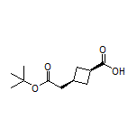 cis-3-[2-(tert-Butoxy)-2-oxoethyl]cyclobutanecarboxylic Acid