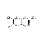 6-Bromo-7-chloro-2-(methylthio)pyrido[2,3-d]pyrimidine