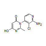 3-(2-Amino-3-chloro-4-pyridyl)-6-hydroxy-2-methylpyrimidin-4(3H)-one