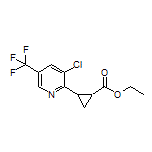 Ethyl 2-[3-Chloro-5-(trifluoromethyl)-2-pyridyl]cyclopropanecarboxylate