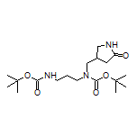 4-[[Boc[3-(Boc-amino)propyl]amino]methyl]-2-pyrrolidinone